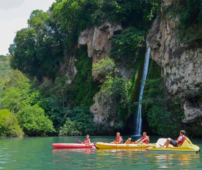 Camping Cascade Aveyron Saint-Rome-de-Tarn Екстериор снимка